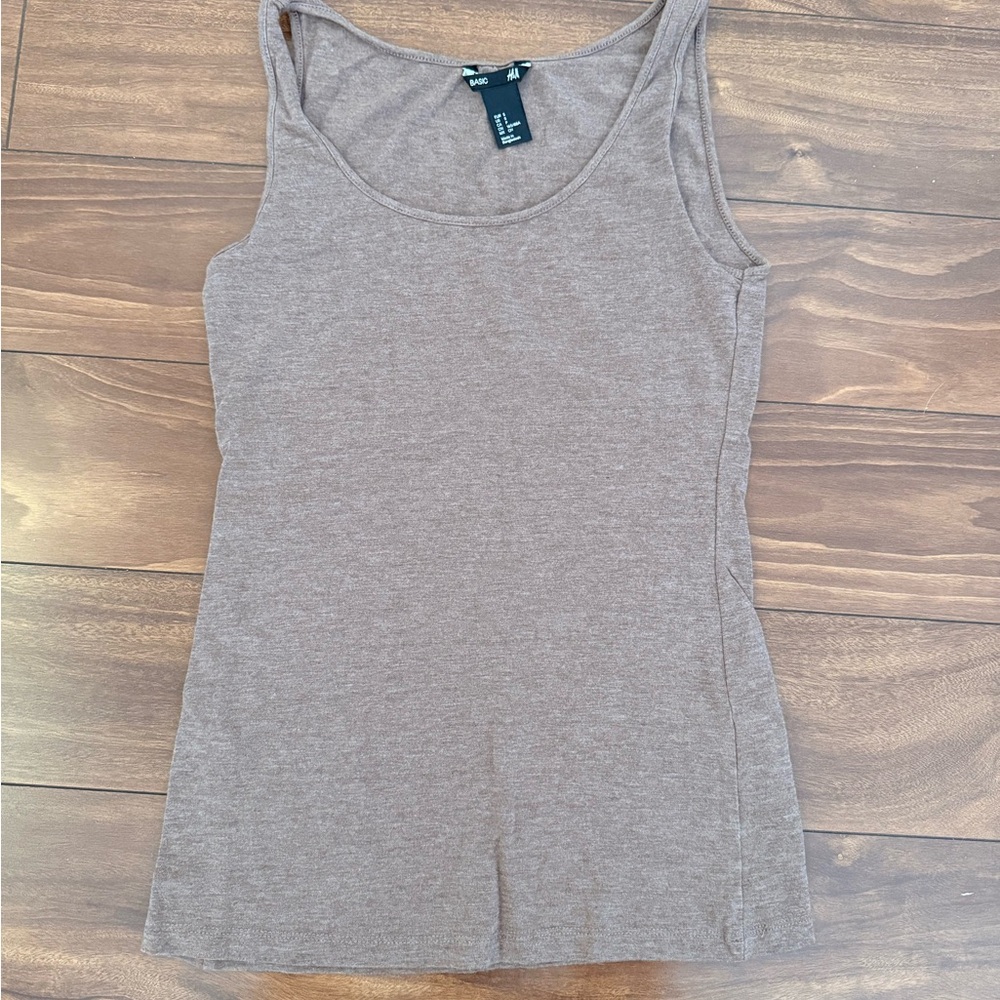 H&M Women's Brown Tank Top